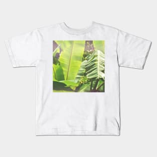 Banana Leaf Reverie Kids T-Shirt